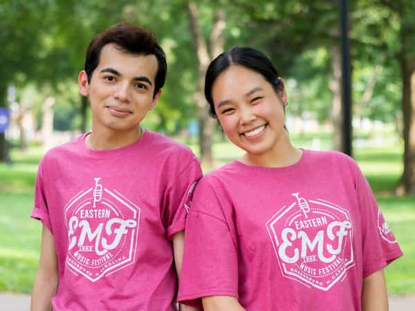 kids in EMF t-shirts